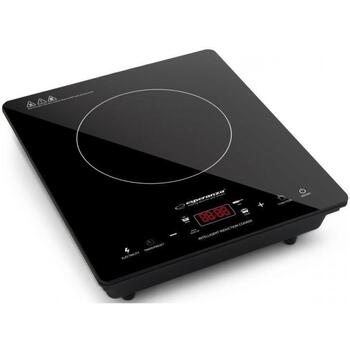Esperanza Индукционная плита EKH009, 2000 W, 230 V, 50 Hz, 1 зона, температура 80-270 °C, сенсорное управление, таймер (EKH009)