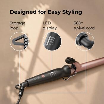 Ray Battler RB 6566 Curling Iron 25mm Diameter (RB 6566)