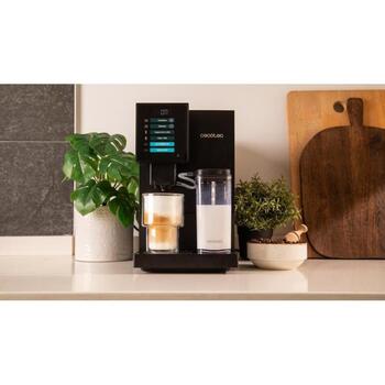 Cecotec Кофеварка Cremmaet Compactccino Connected 1460, 1350 Вт, 19 бар, 1.1 л, 25 напитков, автоматическая очистка (1460)