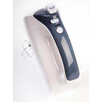 Adler Миксер AD 4201 g, 300 Вт, 5 скоростей, Турбо режим, 2 венчика, 2 крюка для теста, белый (AD 4201 g)