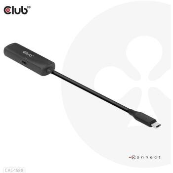 Club3D USB-C на HDMI адаптер CAC-1588 8K60Hz, 4K120Hz, HDCP1.4, HDCP2.3, 100W PD, DSC1.2 (CAC-1588)