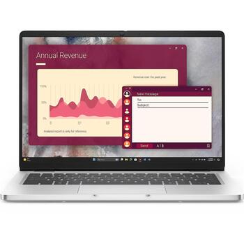 Dell Pro 14 PC14250 ноутбук, Intel Core Ultra 7 255U, 32 ГБ DDR5, 512 ГБ SSD, 14
