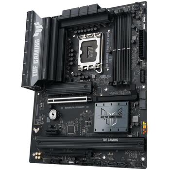 Asus Dēlis TUF GAMING B860-PLUS WIFI, 4 DIMM, 256 GB, 2.5 Gb Ethernet, Wi-Fi 7, RAID 0/1/5/10, HDMI 1, SATA 4, USB 3.2 5 (TUF GAMING B860-PLUS WIFI)