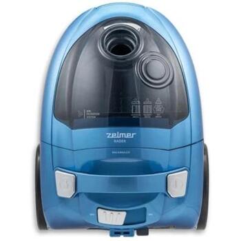 Zelmer Пылесос ZVC032P Radek 81607025P, 800 W, EPA фильтр, 2,5 л, 8 м, телескопическая труба, мини турбо щетка, щетка для паркета (81607025P)
