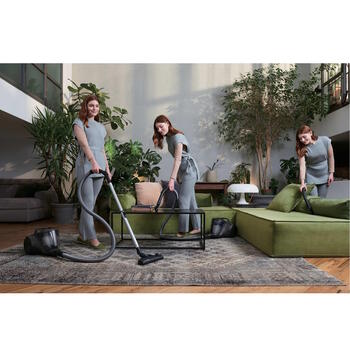 Hoover HP105HM 011 HP105HM 011 пылесос без мешка цилиндрический 700 Вт 2 л контейнер циклонная фильтрация телескопическая труба EPA-фильтр 7.5 м шнур чёрный (HP105HM 011)