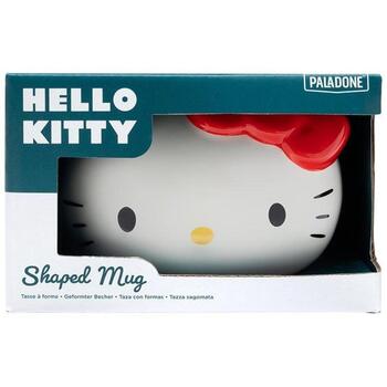 Paladone Hello Kitty кружка PP13154HK, 300мл, белый/розовый, в форме головы Hello Kitty с бантиком (PP13154HK)