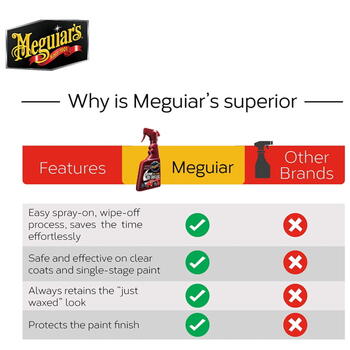 Meguiar's A3316 Deep Crystal Быстрый спрей детейлер, усиливает блеск и защиту между вощением 473 мл (A3316)