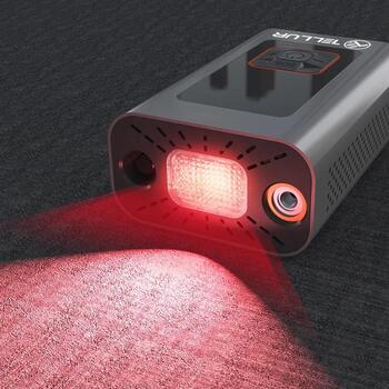 Tellur portatīvais gaisa kompresors TLL158571, 0.2–10.3 bāri, 2x2000 mAh, 5V/1A, USB-C, LCD, 4 režīmi (TLL158571)