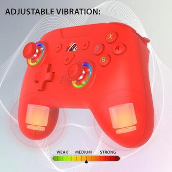 Subsonic bezvadu kontrolleris Switch SA5633-3, 9h, 10h, 6 asu žiroskops, 3 vibrācijas līmeņi, 2 programmējamas pogas (SA5633-3)