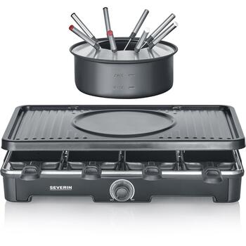 Severin RG 2347, fondī un rakletes kombinācija, 1400W, keramikas pārklājums, 8 personām, LED termostats (2347)