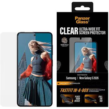 PanzerGlass ekrāna aizsargplēve Samsung Galaxy S26 PG17676, 0.37mm, caurspīdīgs, izturīgs pret skrāpējumiem, triecieniem (PG17676)