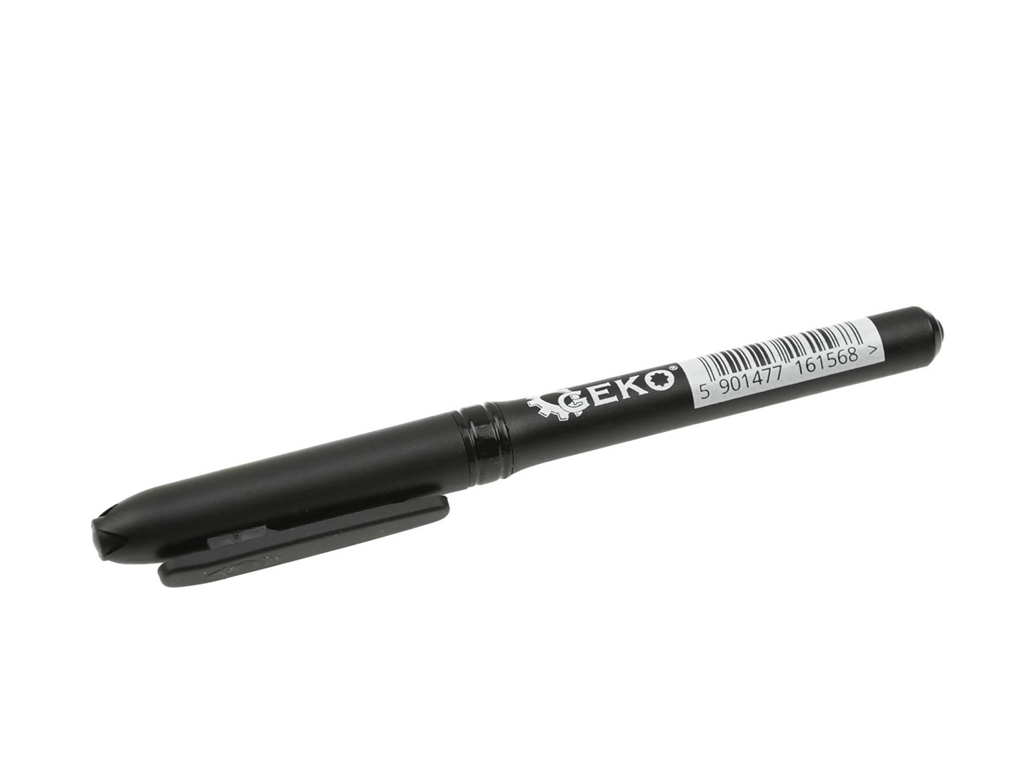 Geko pastāvīgais marķieris G29020, melns, smalks gals, laikapstākļiem izturīga tinte, OSB, plastmasa, keramika, koks, metāls, PVC (G29020)