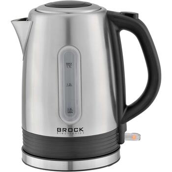 Brock WK 9903 SS электрический чайник, 1.7 л, 2200 Вт, 220-240 В, нержавеющая сталь, 360° подставка (WK 9903 SS)
