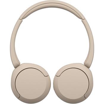 Sony Беспроводные Наушники WH-CH520 WHCH520C.CE7, 50ч, 30мм, Bluetooth 5.2, Микрофон, Бежевый, Шумоподавление (WHCH520C.CE7)