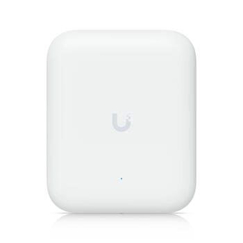 Wi Fi 7 āra piekļuves punkts 802.11be ar 4 telpiskās plūsmas integrētu virziena super antenu IPX6 laikapstākļu izturību PoE+ 2.5 GbE pieslēgumu un sienas staba montāžu U7 Outdoor Balts Ubiquiti (U7-OUTDOOR)