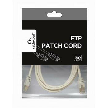 Gembird патч-кабель PP22-1M, 1м, серый, CAT 5e, S-FTP, 0.03кг (PP22-1M)