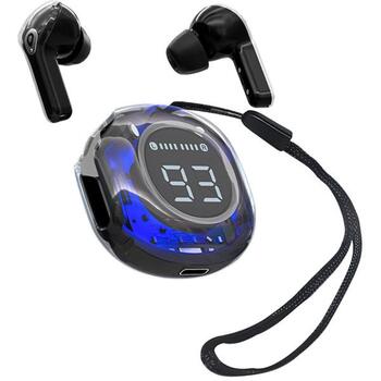 Tracer Наушники T1 Neo TWS BT TRASLU47613, 180 мАч, 2ч, Bluetooth 5.3, in-ear, 20-20000 Гц, стерео, True Wireless (TRASLU47613)