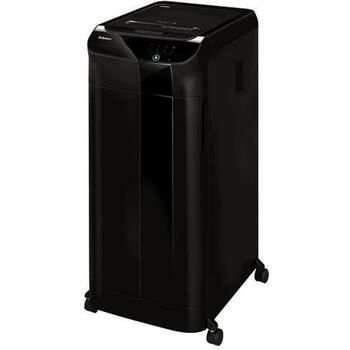 Fellowes Slēdzis AutoMax 600M 600 lapas, 2 x 12 mm mikrogriešana, 83 L, 60 dB, 4 riteņi, P-5, automātiska atgriešana (4657401)