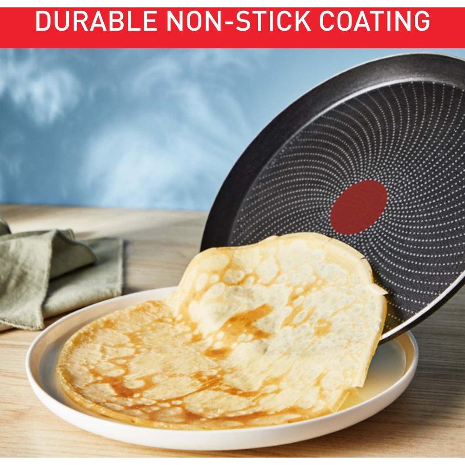 Tefal Сковорода H0563842, 25см, Алюминий, Подходит для индукционной плиты, Устойчивое антипригарное покрытие, Фиксированная ручка (H0563842)