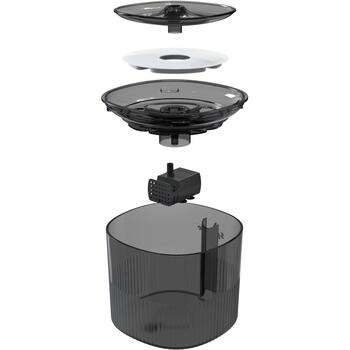 Sponge Поилка для домашних животных T-MLX59466, 1,8L, 5V, тройная фильтрация, тихая работа насоса (T-MLX59466)