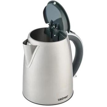 Zelmer Чайник ZCK7930 71505725P, 2200 W, 1.7 л, нержавеющая сталь, скрытый нагревательный элемент, 360° поворот (71505725P)