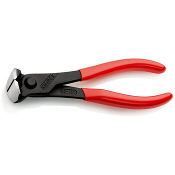 Galu griezējs, KNIPEX, 68 01 160 EAN, 160 mm, griež Ø 4.0 mm mīksto, Ø 2.8 mm vidēji cieto, Ø 2.3 mm cieto stiepli (68 01 160 EAN)