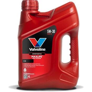 Valvoline motoreļļa Maxlife C3 5W30 916630&VAL, 4L, ACEA C3, API SN/CF, BMW LL-04, MB 229.51, 228.31, GM Dexos 2, VW 502.00 (916630&VAL)