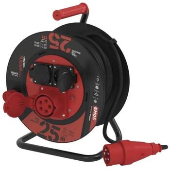 Emos Уличный удлинитель P192250, 25 м, 230 V/400 V, 1,5 мм2, 1 розетка, IP44, резина, термозащита (P192250)