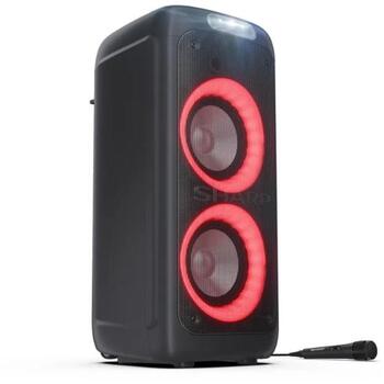 Sharp PS-949 Партийная колонка, 132 Вт, Водонепроницаемая, Bluetooth, Портативная, Черная (PS-949)