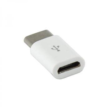 Sbox Адаптер AD.USB-C W, microUSB F, TYPE-C M, 480 Mbps, черный (AD.USB-C W)