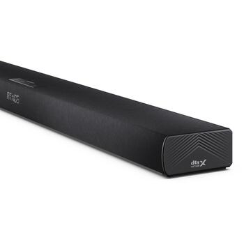 Sharp 2.1ch Ultra-slim Dolby Atmos/DTS Virtual: X skaļrunis ar bezvadu subwooferi HT-SBW320, 360 W, Bluetooth, melns (HT-SBW320)