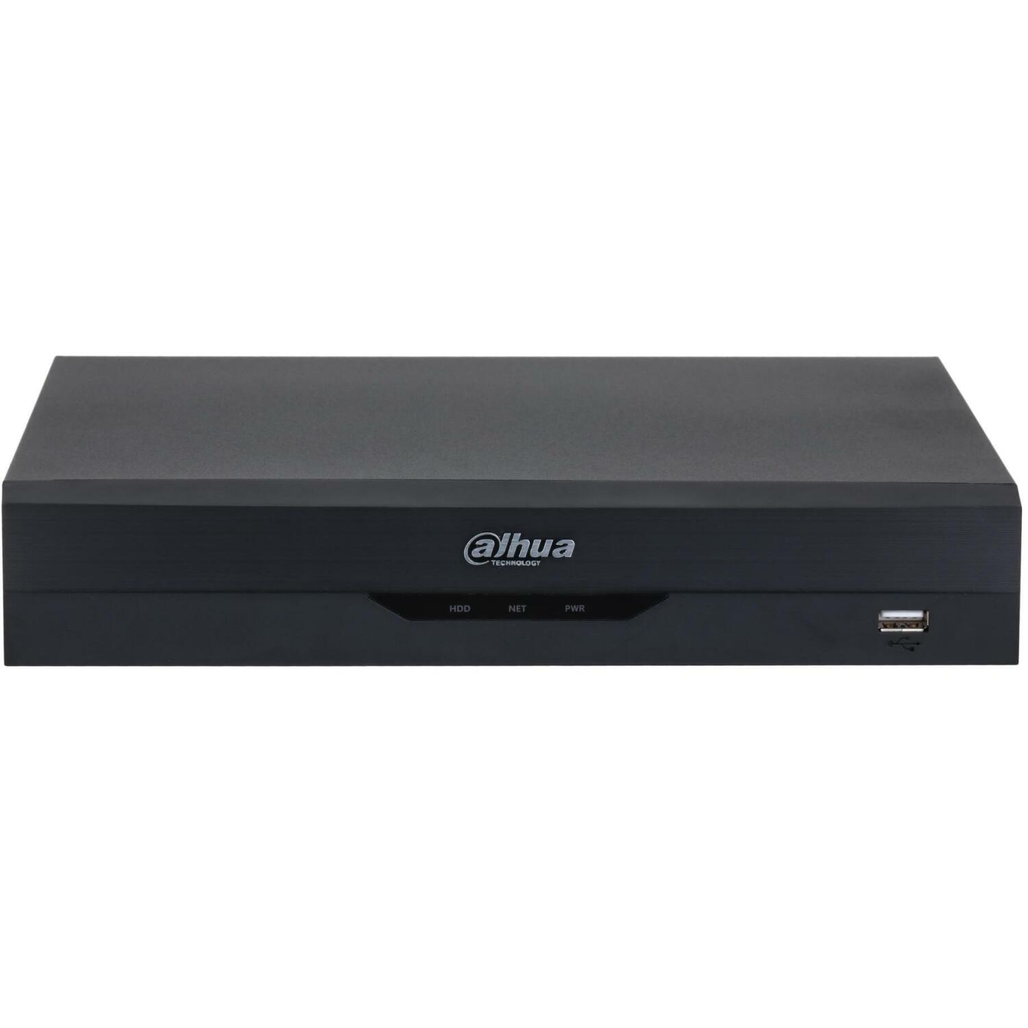 Dahua видеорегистратор XVR5104HS-4KL-I3/T, 4 канала, 3840 x 2160, H.264/H.265, 10 ТБ, двухсторонний звук, функции ИИ (XVR5104HS-4KL-I3/T)