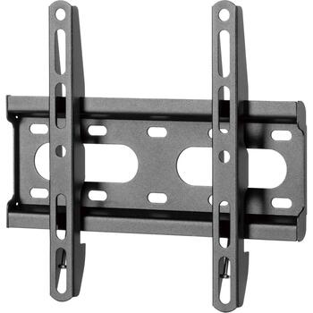 Sbox Кронштейн PLB-2522F-2, 23-43 дюйма, 45кг, 75x75, 200x200, черный, сталь, пластик, уровень, для изогнутых экранов (PLB-2522F-2)