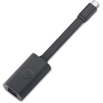 Dell сетевой адаптер 470-BCFV, 2.5GBase-T x 1, 2.5 Gbps, USB-C, черный, Ethernet 2.5GBase-T (470-BCFV)
