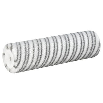 Rullis 18cm Ø40mm,12mm, poliakrils, pelēkas svītras (85321899)