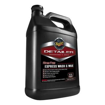 Meguiar's D11501 Безополаскивающий безводный раствор для быстрой мойки и воска, использовать с распылителем 3,78 л (D11501)