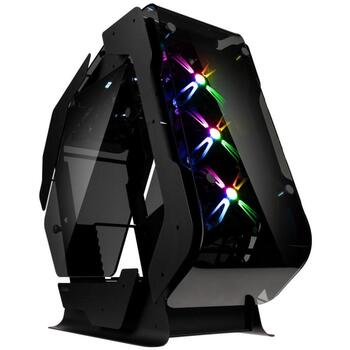Zalman Datoru korpuss Z-Machine 500, 10.5kg, Melna, Alumīnijs, Rūdītais stikls, 7 x PCI, 1 x 3.5