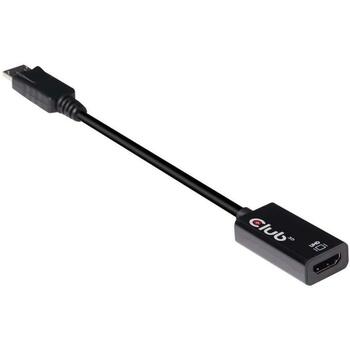 Club3D адаптер CAC-1080, HDMI 1, DisplayPort 1, 4K UHD 4096 x 2160p 60Hz, черный (CAC-1080)
