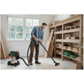 Bosch PAS 20-220P 06033E7200, пылесос, 1200 Вт, 20 л, 73 дБ, влажная/сухая уборка, функция обдува (06033E7200)