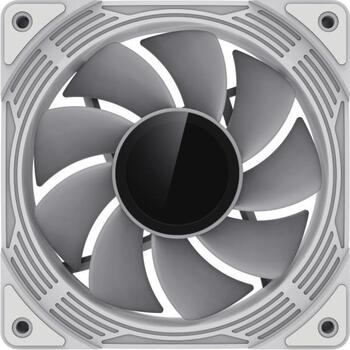 Gamemax Kaste ventilators KF300R WH, 120mm, 800-1600 rpm, 44.35 cfm, PWM atbalsts, ARGB ventilators (KF300R WH)
