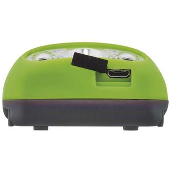 Emos Galvas lukturis 0049990, 5 W, 230 lm, 80 m, 1200 mAh, 3h uzlāde, 3-13h darbība, triecienizturīgs, atstarojoša siksna (49990)