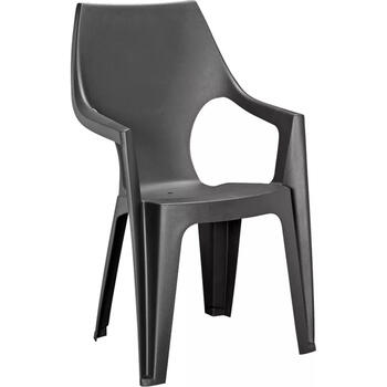 Keter Dante High Back садовый стул 29187057939, 57x57x89см, 2,36кг, штабелируемый, устойчив к УФ (29187057939)