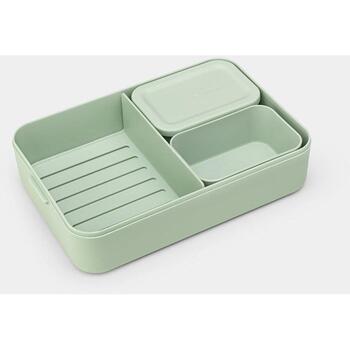 BRABANTIA Make & Take pusdienu kārba, bento, jade green (203527)