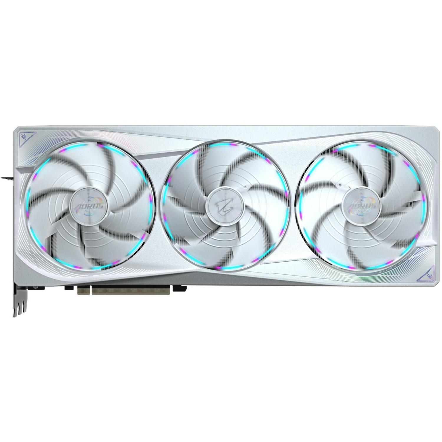 Gigabyte Видеокарта GV-N5080AORUSM ICE-16GD 1.0, 16GB GDDR7, 256bit, PCI-E 5.0, 2805MHz, 3 x DP 2.1a, 1 x HDMI 2.1b, NVIDIA DLSS 4 (GV-N5080AORUSM ICE-16GD 1.0)