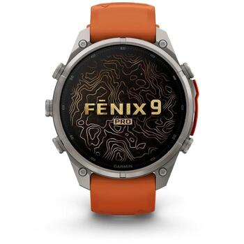 Garmin viedpulkstenis Fenix 9 Pro 010-04337-01, 1.5 collu AMOLED, 466x466 pikseļi, 64 GB, 31 diena, 744 h, 10 ATM, titāna korpuss (010-04337-01)