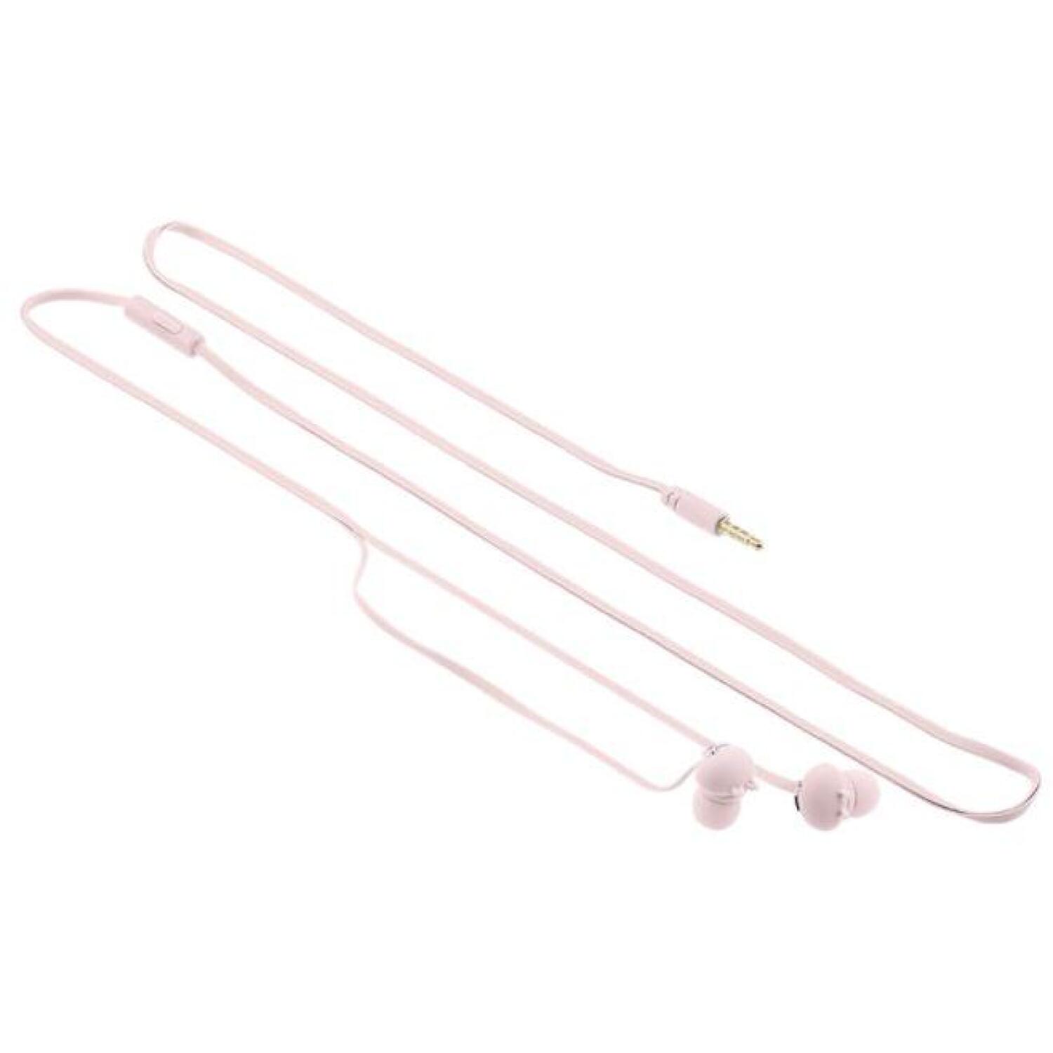 Tellur Наушники TLL162242, 20г, розовый, 105dB+/-5dB, 16Ω, 20Hz-20KHz, 1,2м, проводные, внутриканальные (TLL162242)