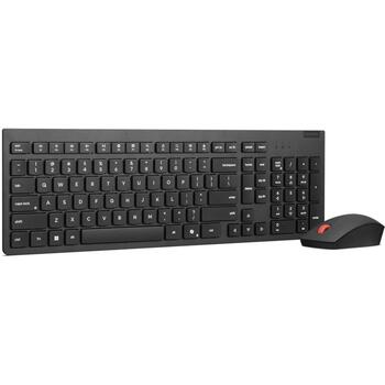 Lenovo Klaviatūra un pele komplekts 4X31R64494, 2.4 GHz, 3 pogas, melna, mediju kontrole (4X31R64494)