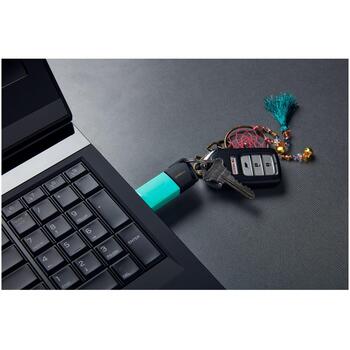 Kingston USB флеш-накопитель DTXM/256GB, 256 GB, USB 3.2 Gen 1, черный/теал, 1 шт, -20 - 85 °C, 0 - 60 °C (DTXM/256GB)