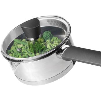 Russell Hobbs Кастрюля RH011641EU7, 20см, 9.5см, нержавеющая сталь, крышка, электрическая, газовая, стеклокерамика, индукция (RH011641EU7)