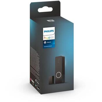 Philips Hue контактный датчик Secure 8719514487284, CR2, IP20, ZigBee, беспроводной, двери/окна, черный (8719514487284)